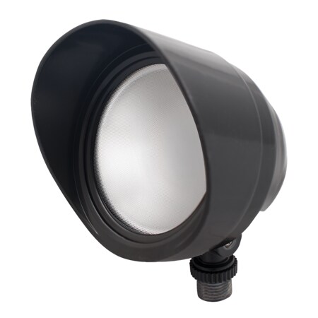 Rab BULLET FLOOD 12W WARM LED 120V W/ HOOD & LENS BRONZE BULLET12YA